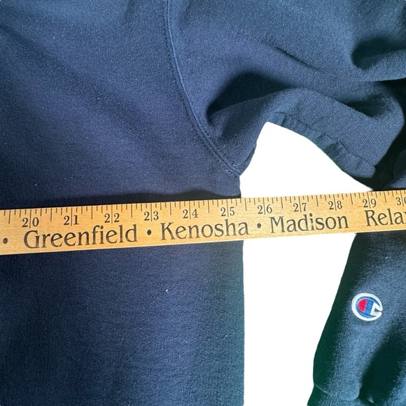 Champion Marquette University Sweatshirt XL Blue Crewneck College Logo Pullover - Picture 6 of 8